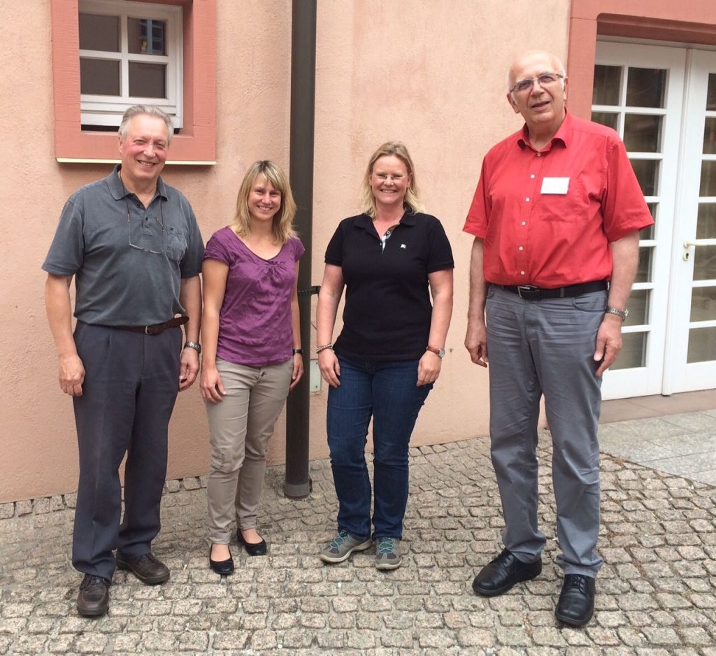 Professor Ilmarinen, Yvonne Maier, Nicole Freidl und Dr. Jürgen Tempel 